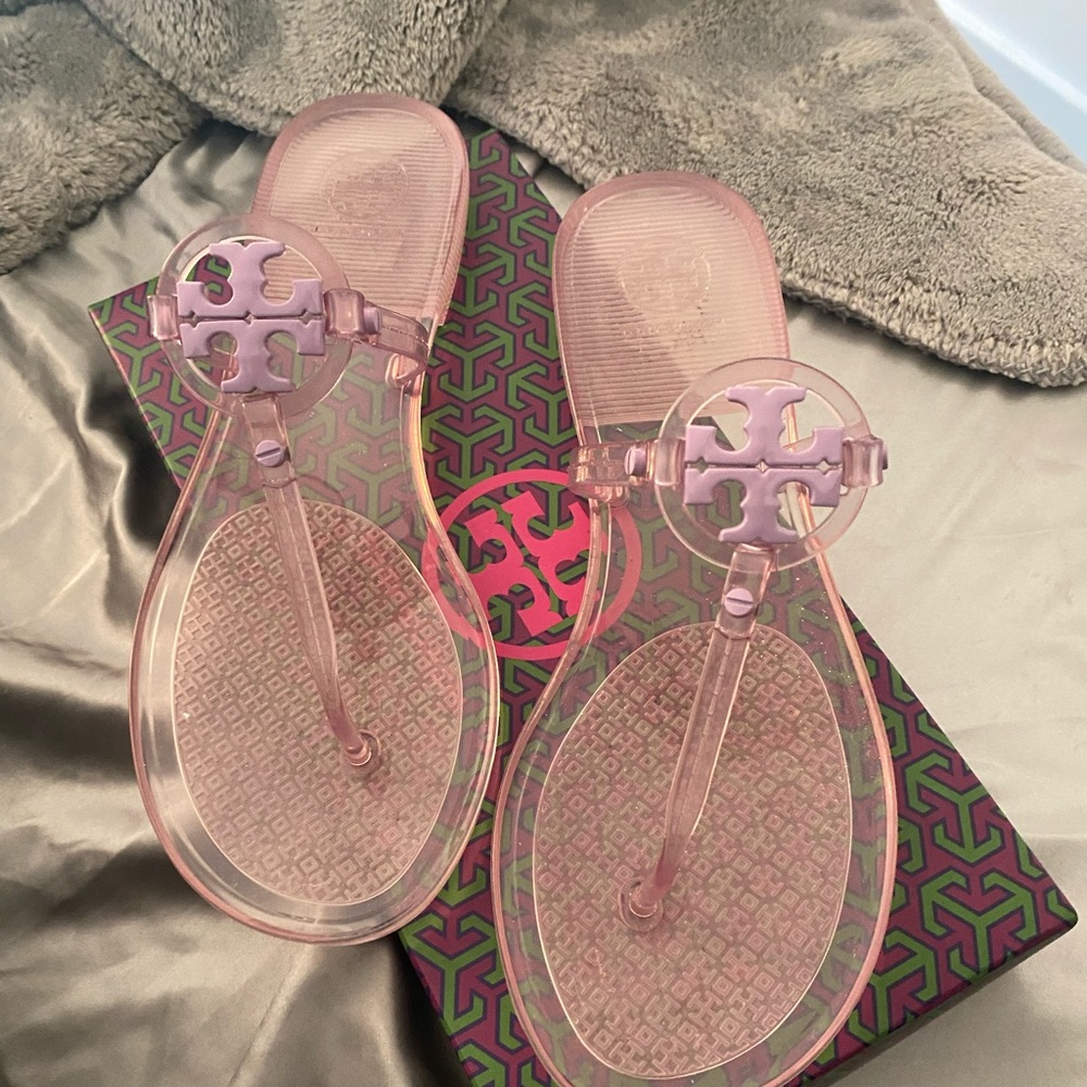 Lavender Tory Burch sandals
